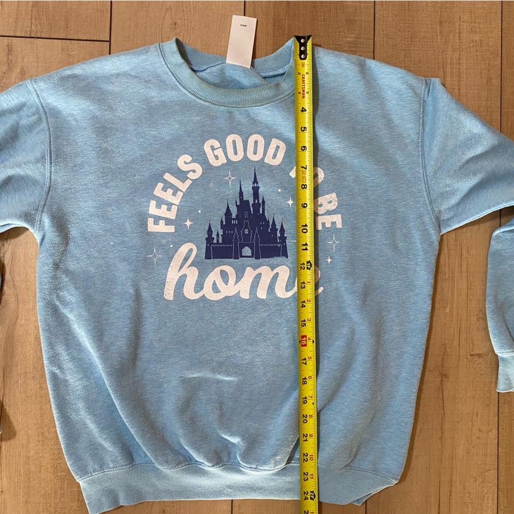 Disney Blue Sweatshirt with Disneyland Castle - Picture 9 of 16